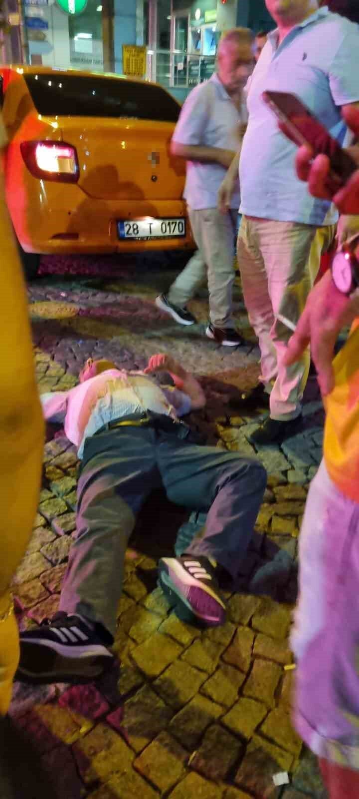 Giresun’un Atatürk Meydanı’nda C.S. ile yeğeni Z.S. arasında çıkan tartışma