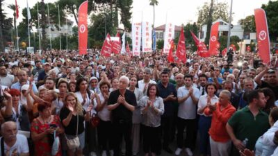 CHP Antalya İl Başkanlığı tarafından, “rüşvet” soruşturması kapsamında tutuklanan Büyükşehir