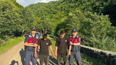 Artvin’in Borçka ilçesinde yasa dışı yollardan yurda girdiği belirlenen 2