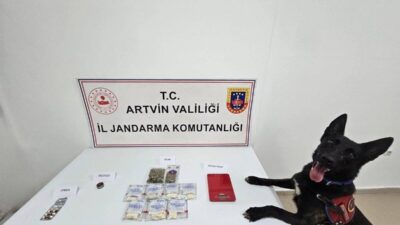 Artvin’in Arhavi ilçesinde düzenlenen uyuşturucu operasyonunda satışa hazır uyuşturucu madde
