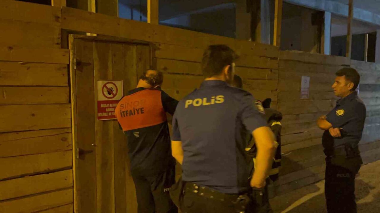 Sinop’ta metruk bir binada yangın çıktığına dair yapılan asılsız ihbar