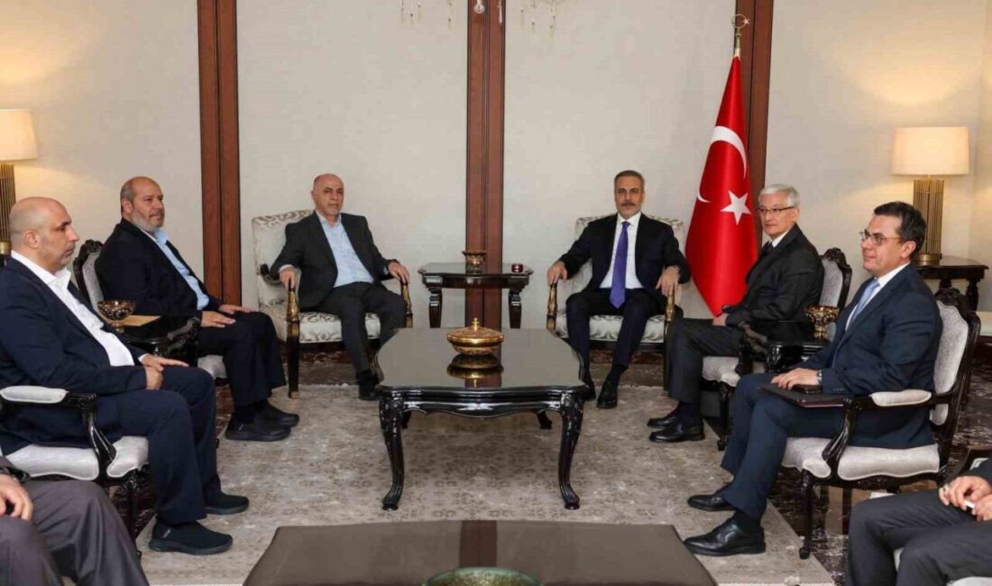 Bakan Fidan: “Türkiye’nin önceliği Gazze’deki katliamın durdurulması, insani yardımların bir an evvel ulaştırılması” Dışişleri Bakanı Hakan Fidan, Hamas heyeti ile yaptığı görüşmede, Türkiye’nin