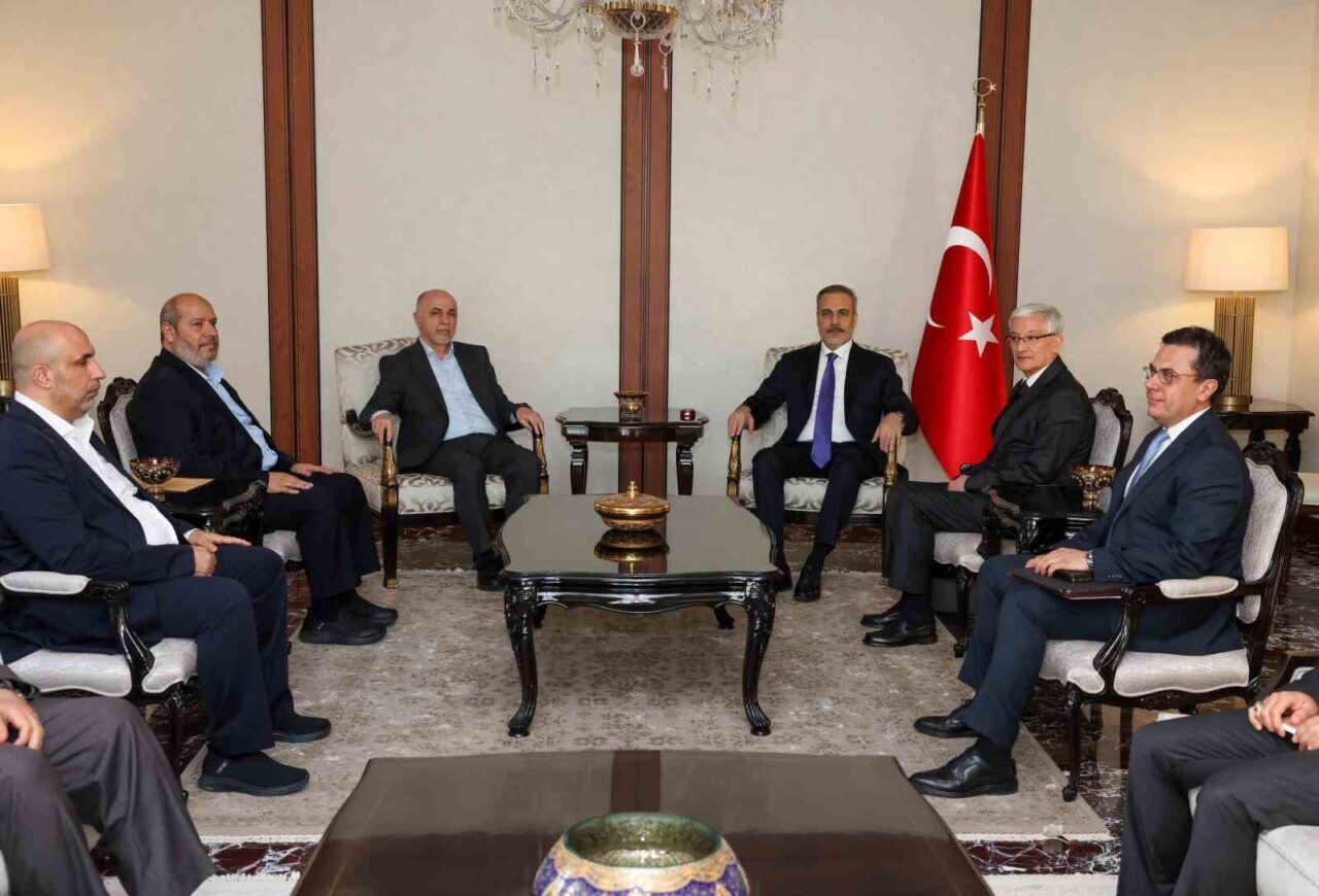 Dışişleri Bakanı Hakan Fidan, Hamas heyeti ile yaptığı görüşmede, Türkiye’nin