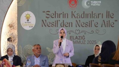 Aile ve Sosyal Hizmetler Bakanı Mahinur Özdemir Göktaş, Elazığ’da katıldığı