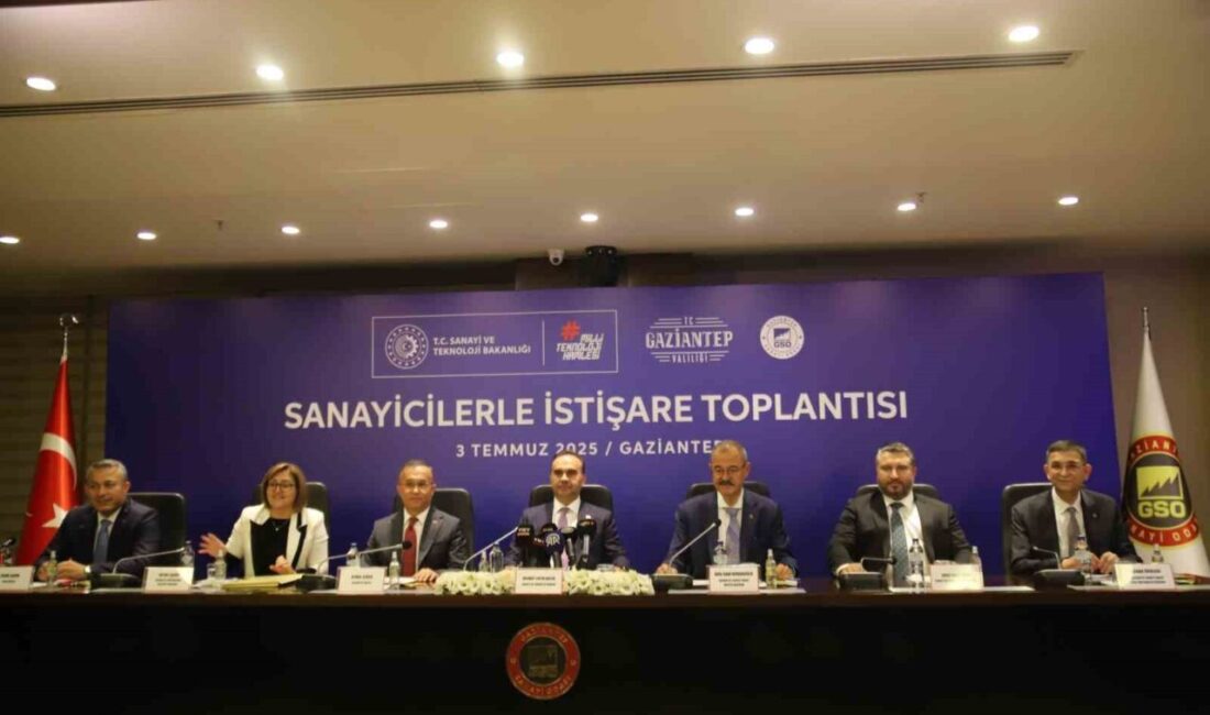 Sanayi ve Teknoloji Bakanı M. Fatih Kacır, Gaziantep Sanayi Odası