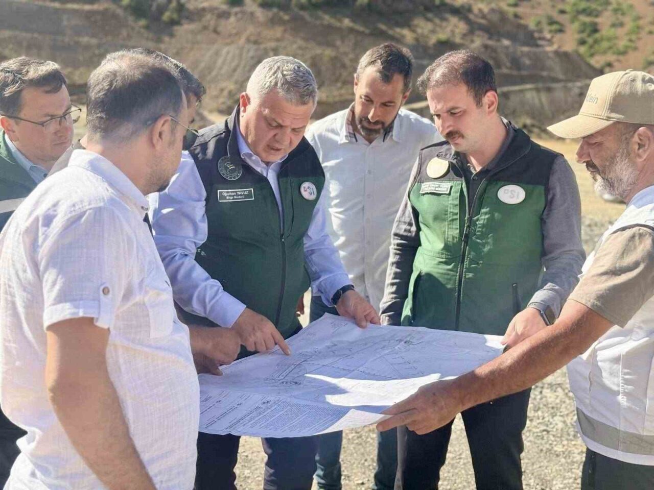 Erzincan Ballı Barajında geri sayım başladı. Gövde dolgusu ve dolusavak
