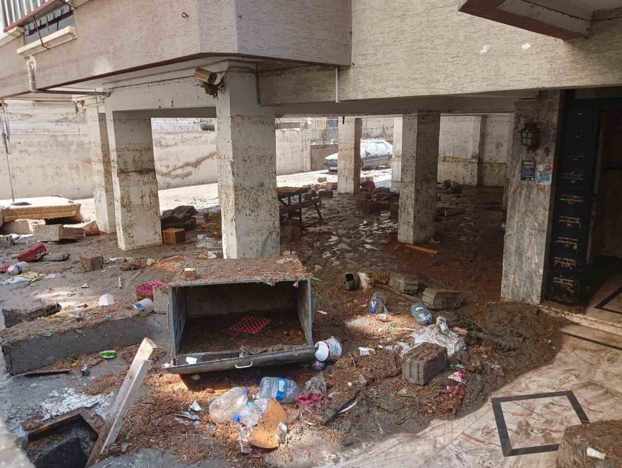 Ankara’da dün akşam etkili olan sağanak yağış nedeniyle oluşan selin