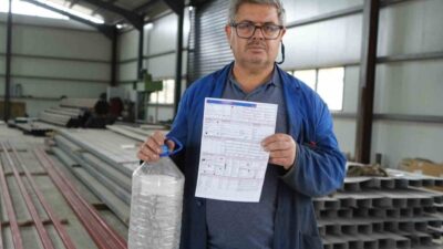 Bayburt Çoruh Sanayi Sitesi’nde faaliyet gösteren 2 dükkanın suyu 9