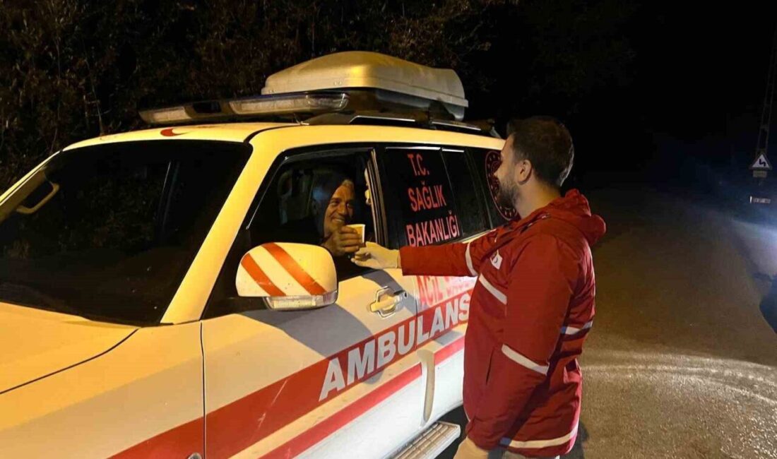 Bayburt’ta akşam saatlerinde düşen özel jetin ardından olay yerine sevk