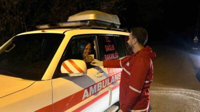 Bayburt’ta akşam saatlerinde düşen özel jetin ardından olay yerine sevk