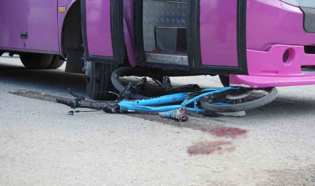 Sakarya’nın Akyazı ilçesinde sokak arasından yola çıkan bisikletli çocuk, seyir