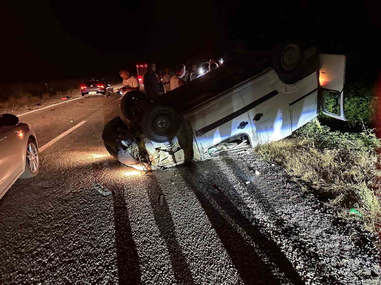 Zonguldak’ın Çaycuma ilçesinde meydana gelen trafik kazasında direksiyon hakimiyetini kaybeden