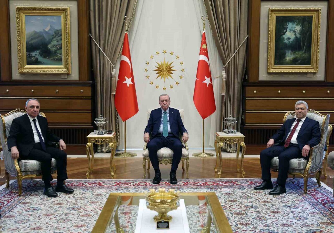 Cumhurbaşkanı Recep Tayyip Erdoğan, Azerbaycan Cumhuriyeti Başsavcısı Kamran Aliyev’i Cumhurbaşkanlığı