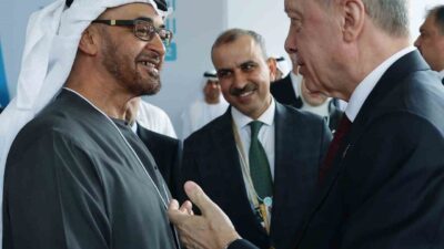 Cumhurbaşkanı Recep Tayyip Erdoğan, Birleşik Arap Emirlikleri Devlet Başkanı Şeyh