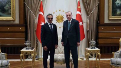 Cumhurbaşkanı Recep Tayyip Erdoğan, Chobani firmasının CEO’su Hamdi Ulukaya’yı kabul