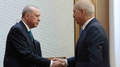 Cumhurbaşkanı Recep Tayyip Erdoğan, Irak Temsilciler Meclisi Başkanı Mahmud Meşhedani’yi