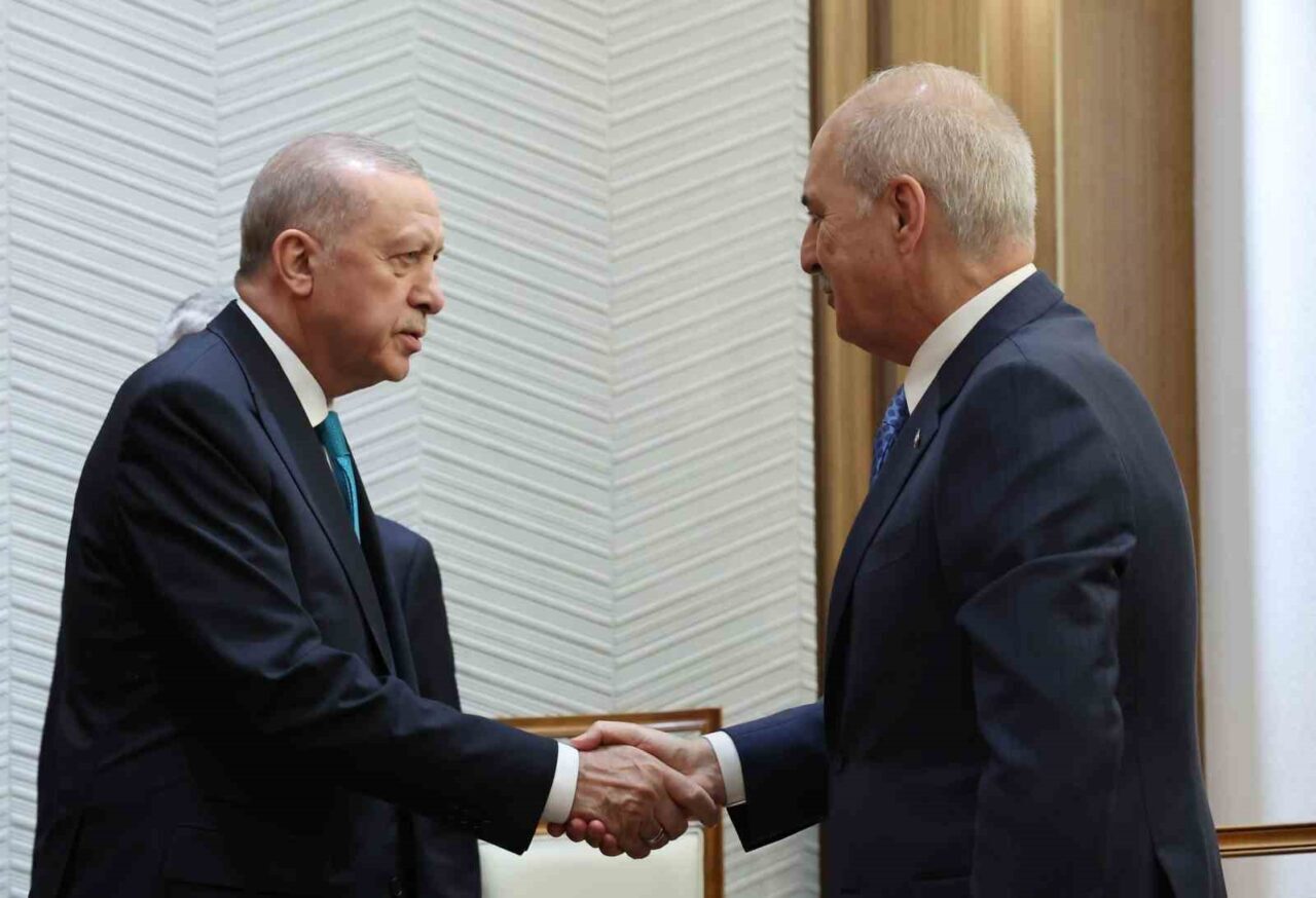 Cumhurbaşkanı Recep Tayyip Erdoğan, Irak Temsilciler Meclisi Başkanı Mahmud Meşhedani’yi