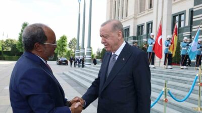 Cumhurbaşkanı Recep Tayyip Erdoğan, Türkiye’ye ziyarette bulunan Somali Cumhurbaşkanı Hasan