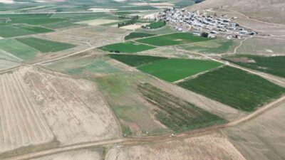 Bayburt’un Demirözü ilçesinde arazi toplulaştırma çalışmaları devam ederken, Tarla İçi