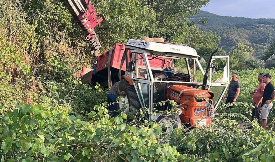 Amasya’nın Taşova ilçesinde devrilen traktörün sürücüsü, kaldırıldığı hastanede hayatını kaybetti.