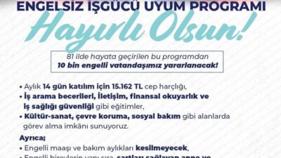 Çalışma ve Sosyal Güvenlik Bakanı Vedat Işıkhan, Engelsiz İş Gücü