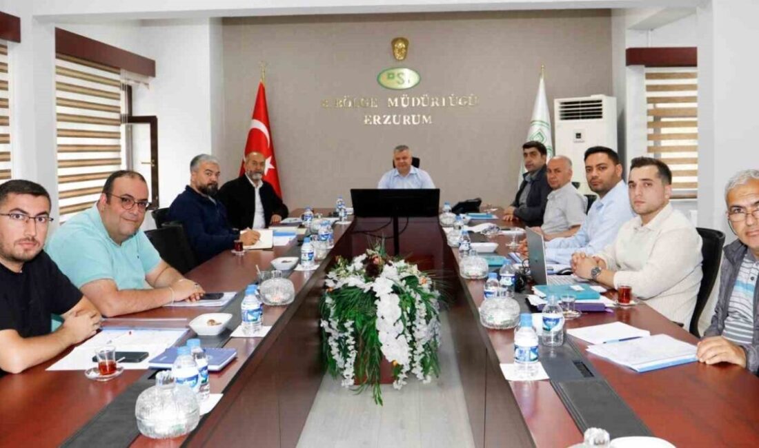 DSİ 8. Bölge Müdürü Oğuzhan Yavuz’un başkanlığında Erzincan 1. Kısım