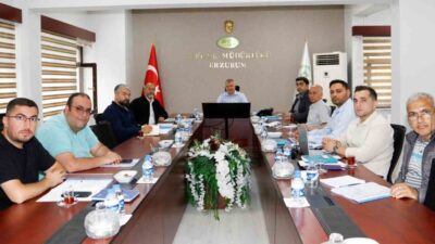 DSİ 8. Bölge Müdürü Oğuzhan Yavuz’un başkanlığında Erzincan 1. Kısım