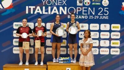 Erzincanlı milli badmintoncular, İtalya’da düzenlenen “Yonex Italian Open” turnuvasından 2