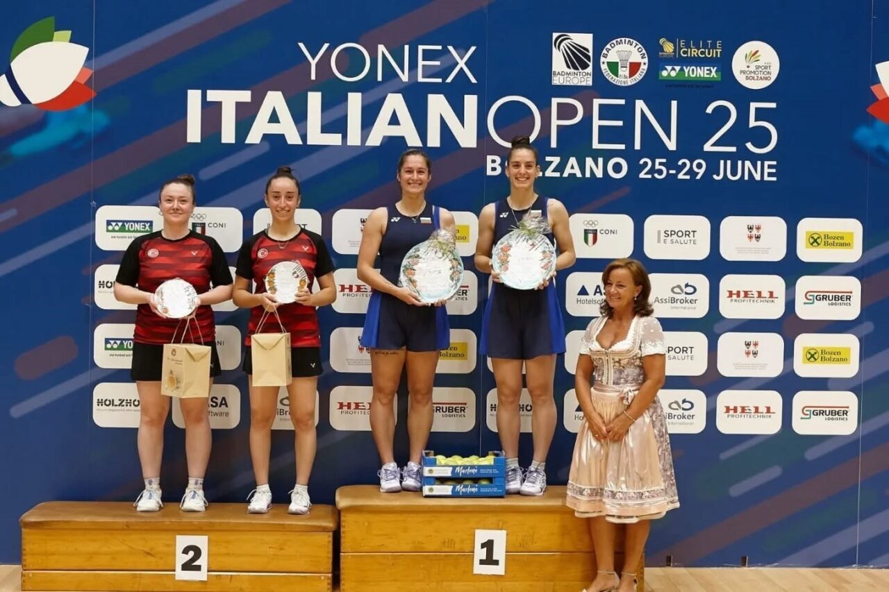 Erzincanlı milli badmintoncular, İtalya’da düzenlenen “Yonex Italian Open” turnuvasından 2