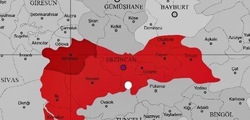 Erzincan’ın Kemah ilçesinde 2.5 büyüklüğünde bir deprem meydana geldi. AFAD,