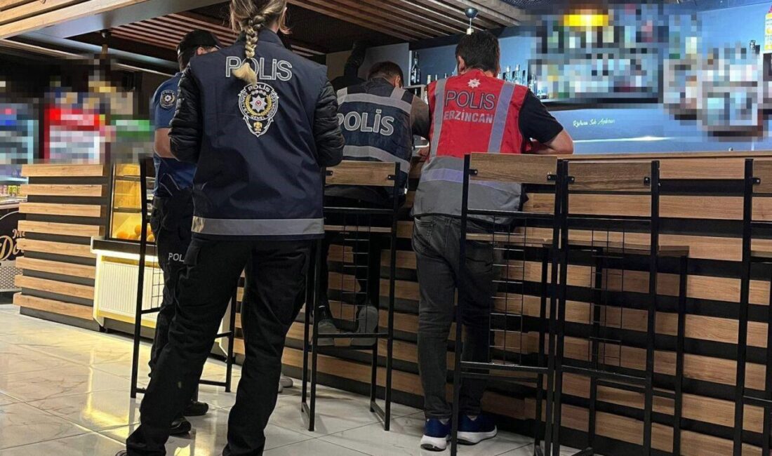 Erzincan İl Emniyet Müdürlüğü Asayiş Şube Müdürlüğü koordinesinde il merkezinde