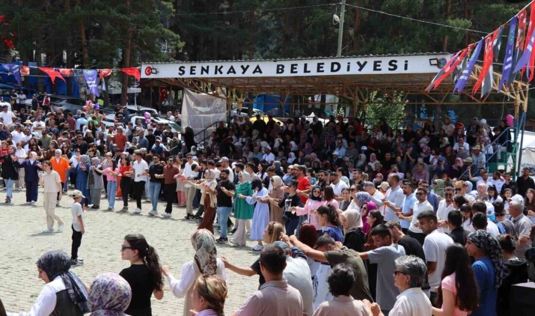 Erzurum’un Şenkaya ilçesinde 25 bin kişiyi ağırlayan 18. Kültür, Sanat
