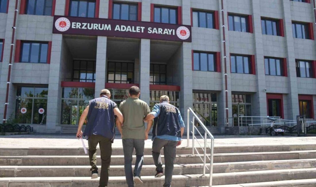 Erzurum’da polis hakkında arama kararı olan FETÖ mensubu bir şahsı