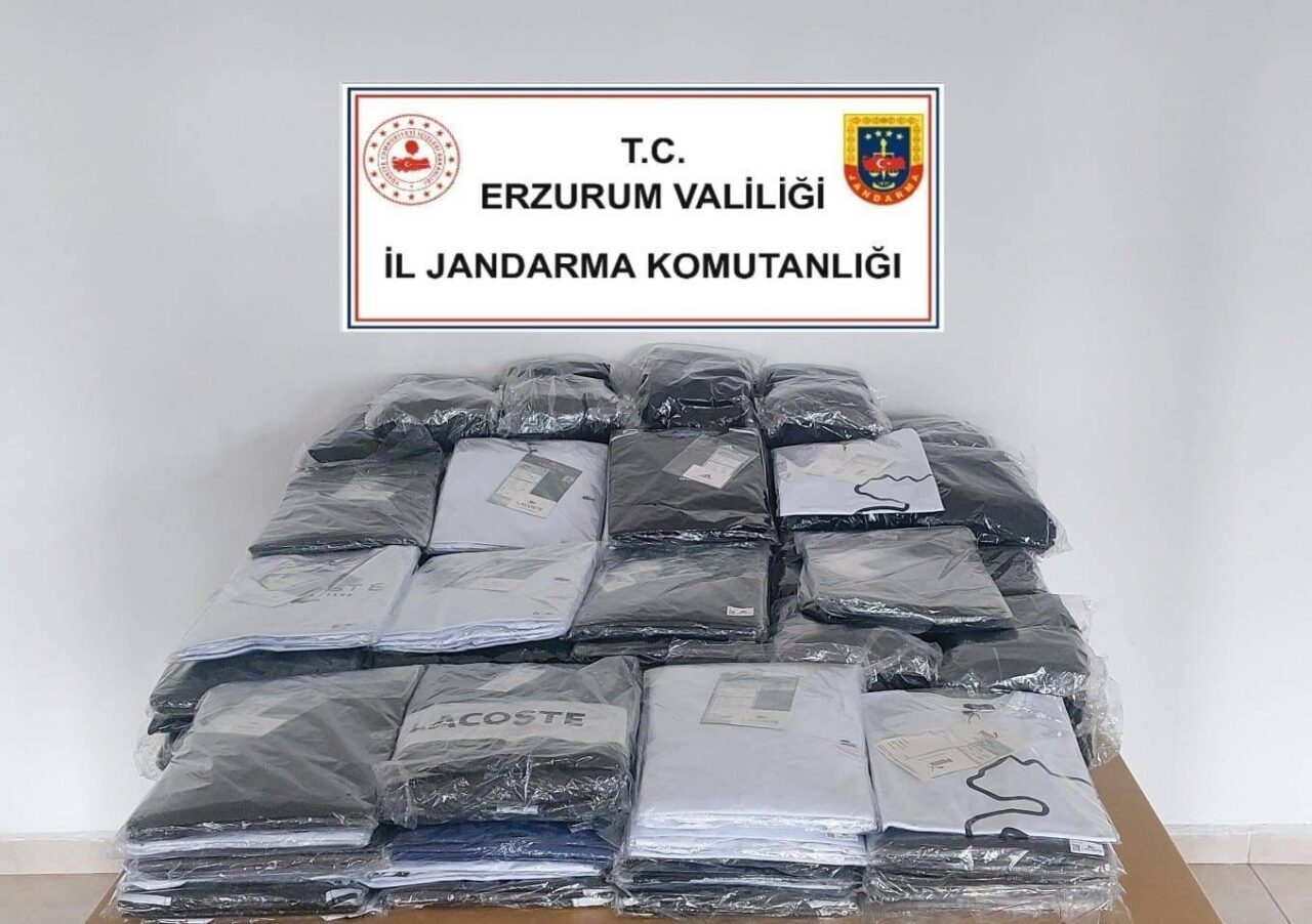 Jandarma ekipleri Erzurum’da piyasa değeri 1 milyon 150 bin olan