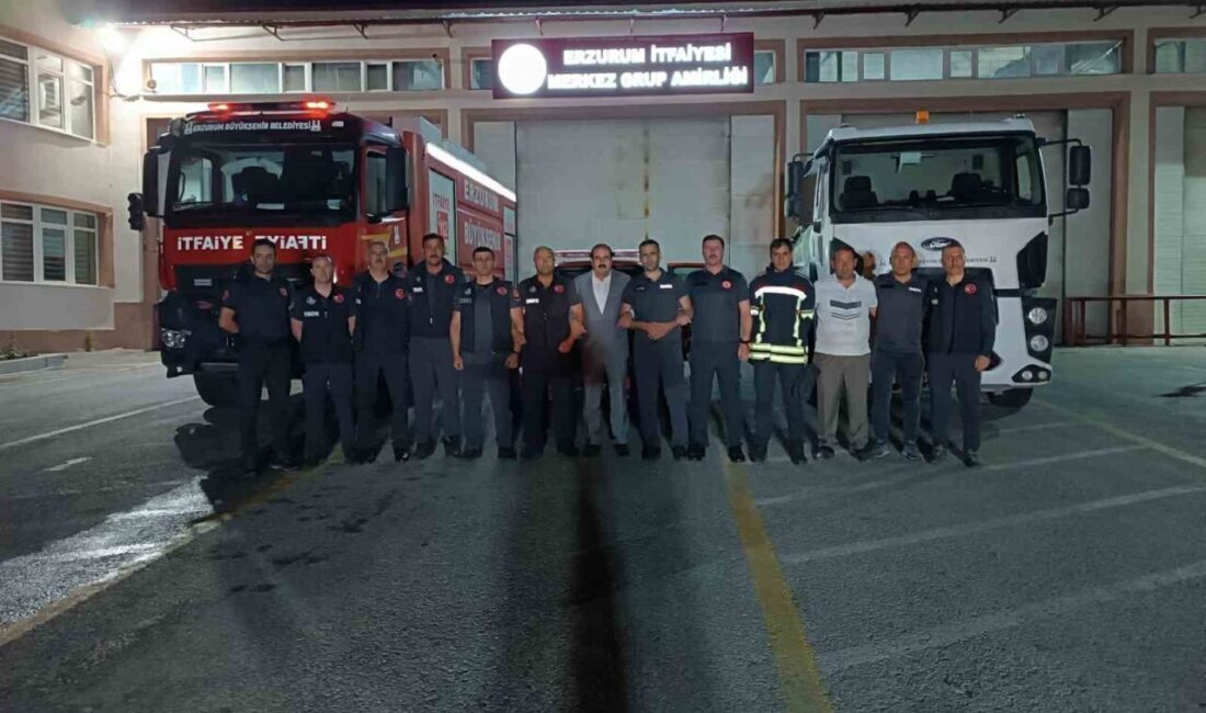 Erzurum’dan Hatay’a itfaiye desteği Hatay’da devam eden yangınları söndürme çalışmalarına destek amacıyla Erzurum Büyükşehir