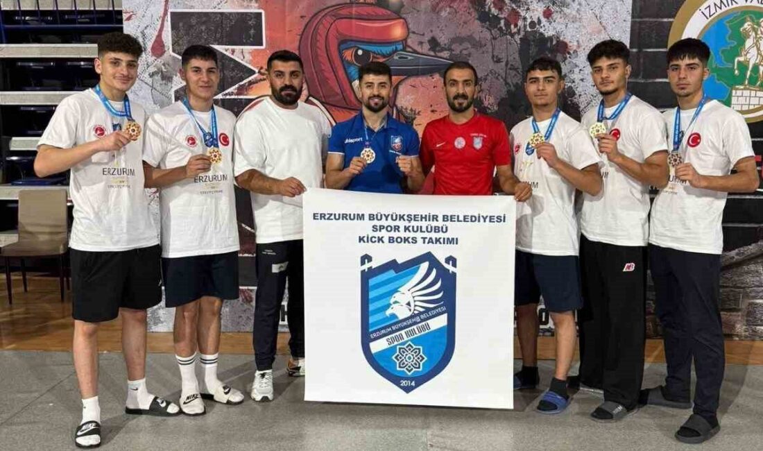 Kick Boks Türkiye Şampiyonası’nda başarılı sonuçlar alan Erzurum temsilcileri Dünya