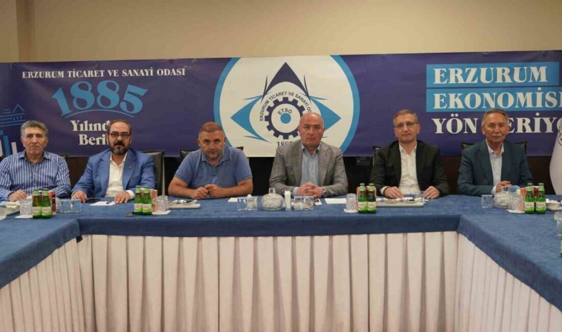 Erzurum Ticaret ve Sanayi Odası, haftalık olağan Yönetim Kurulu Toplantısını