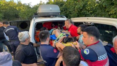 Sakarya’nın Karasu ilçesinde fındık tarlasında çalıştığı esnada dengesini kaybederek dereye