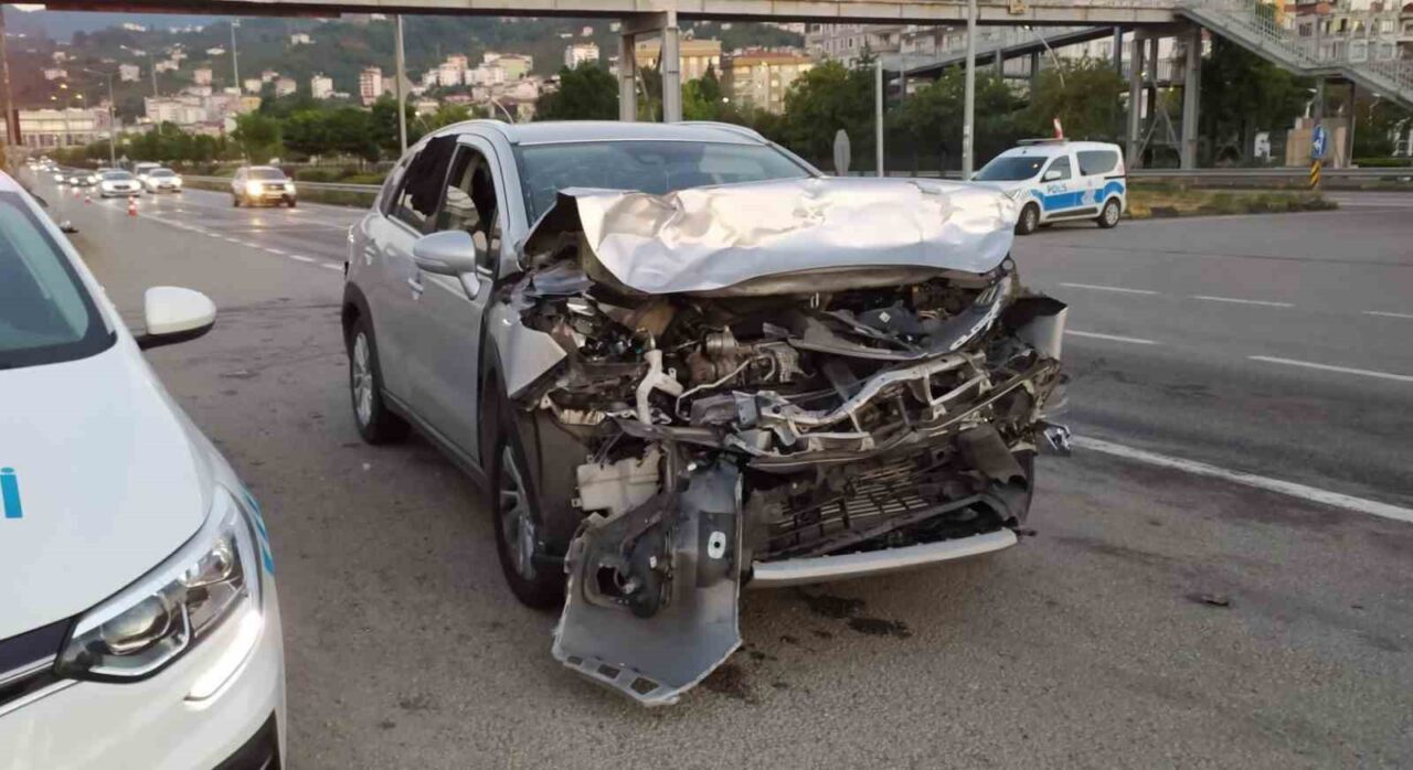 Giresun’un Görele ve Bulancak ilçelerinde meydana gelen iki ayrı trafik