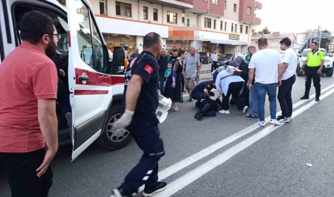 Gümüşhane’de karşıdan karşıya geçerken bir anda koşmaya başlayan yaşlı kadına