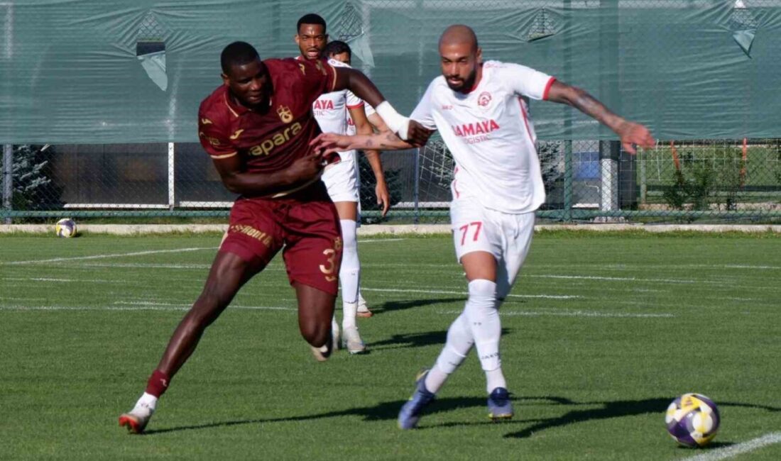 Yeni sezon hazırlıklarına Erzurum’da devam eden Trabzonspor, ilk hazırlık maçında