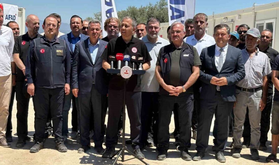 İçişleri Bakanı Ali Yerlikaya, İzmir’in Ödemiş ilçesinde meydana gelen orman