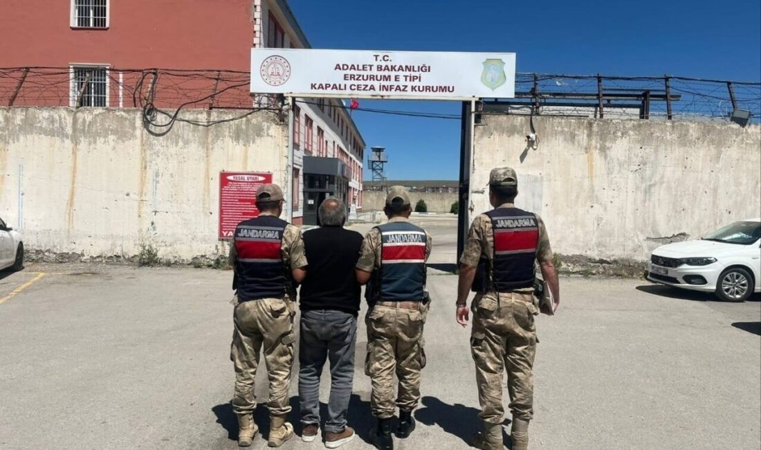 Erzurum İl Jandarma Komutanlığınca son bir ay içerisinde aranan şahısların
