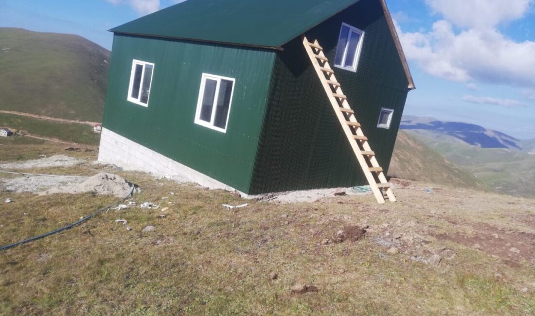 Trabzon ile Gümüşhane sınırlarında bulunan Kadırga Yaylası’nda kaçak olduğu belirtilen