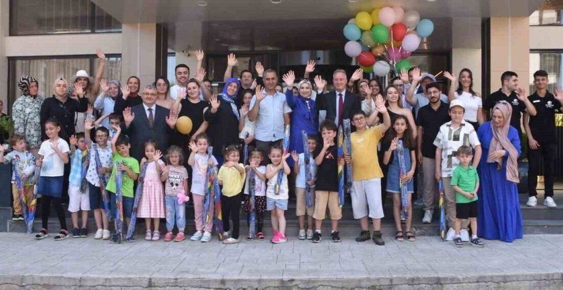 Kanser tedavisini başarıyla tamamlayan çocuklar için Trabzon’un Yomra ilçesinde anlamlı