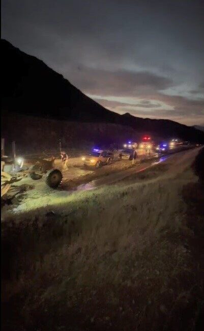 Kars’ta etkili olan sağanağın yol açtığı sel nedeniyle Kars-Kağızman-Ağrı karayolu