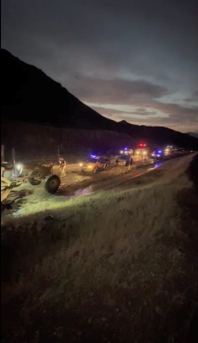 Kars’ta etkili olan sağanağın yol açtığı sel nedeniyle Kars-Kağızman-Ağrı karayolu