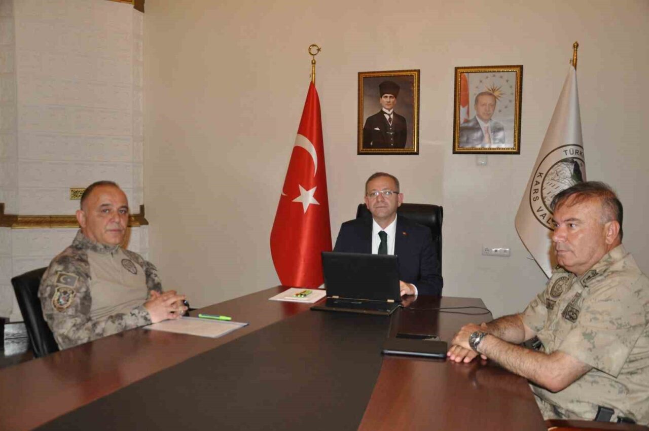 Kars Valisi Ziya Polat başkanlığında Haziran ayı “Asayiş ve Güvenlik”