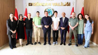 Erzincan Valisi Hamza Aydoğdu; İl Milli Eğitim Müdürü Hacı Ömer