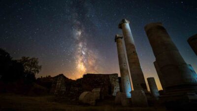 Manisa’nın Salihli ilçesinde bulunan Sardes Antik Kenti ile Bin Tepeler